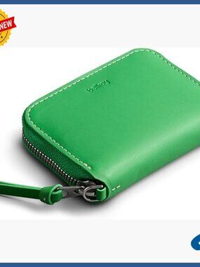 Small Leather Zip Wallet with Card, Coin & Key Storage